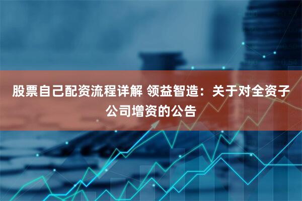 股票自己配资流程详解 领益智造：关于对全资子公司增资的公告